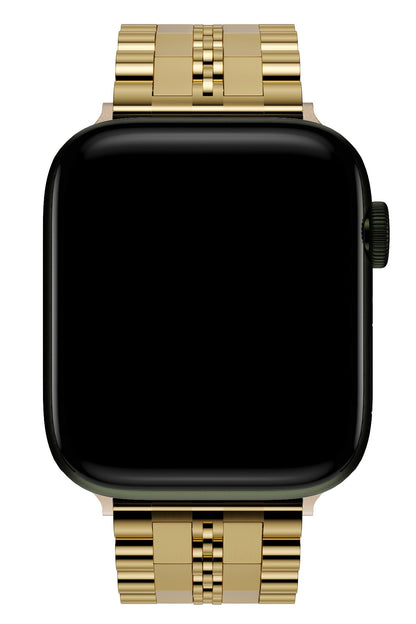 Apple Watch Uyumlu Çelik Steelmaster Loop Kordon Royal Yellow