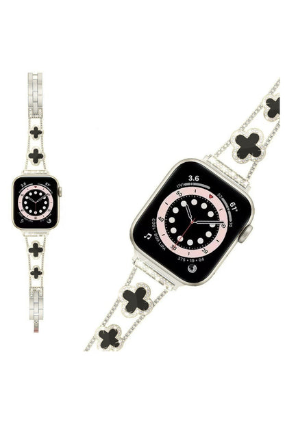 Apple Watch Uyumlu Clovella Metal Kordon Argonoir