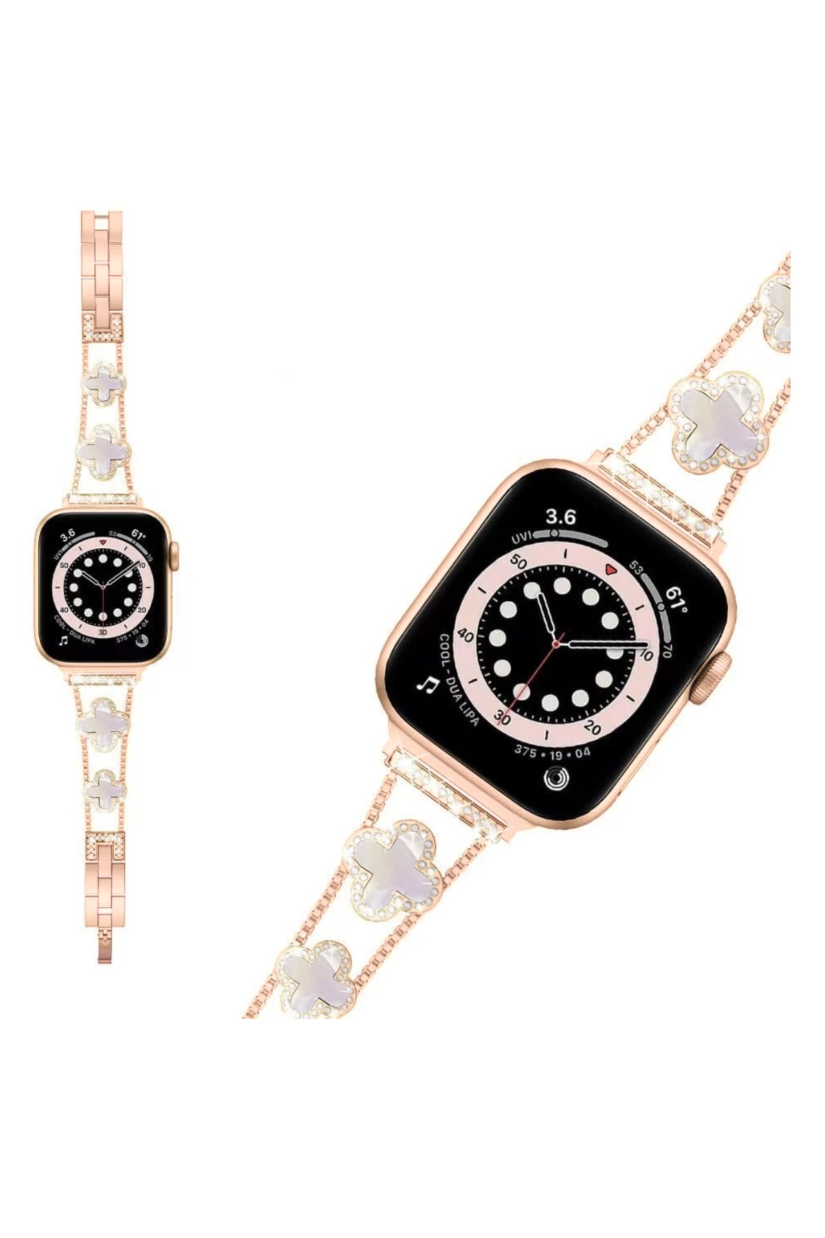 Apple Watch Uyumlu Clovella Metal Kordon Bellrosa
