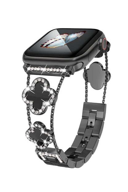 Apple Watch Uyumlu Clovella Metal Kordon Blacklux