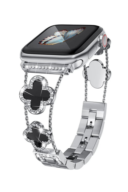 Apple Watch Uyumlu Clovella Metal Kordon Onyxa