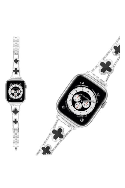 Apple Watch Uyumlu Clovella Metal Kordon Onyxa