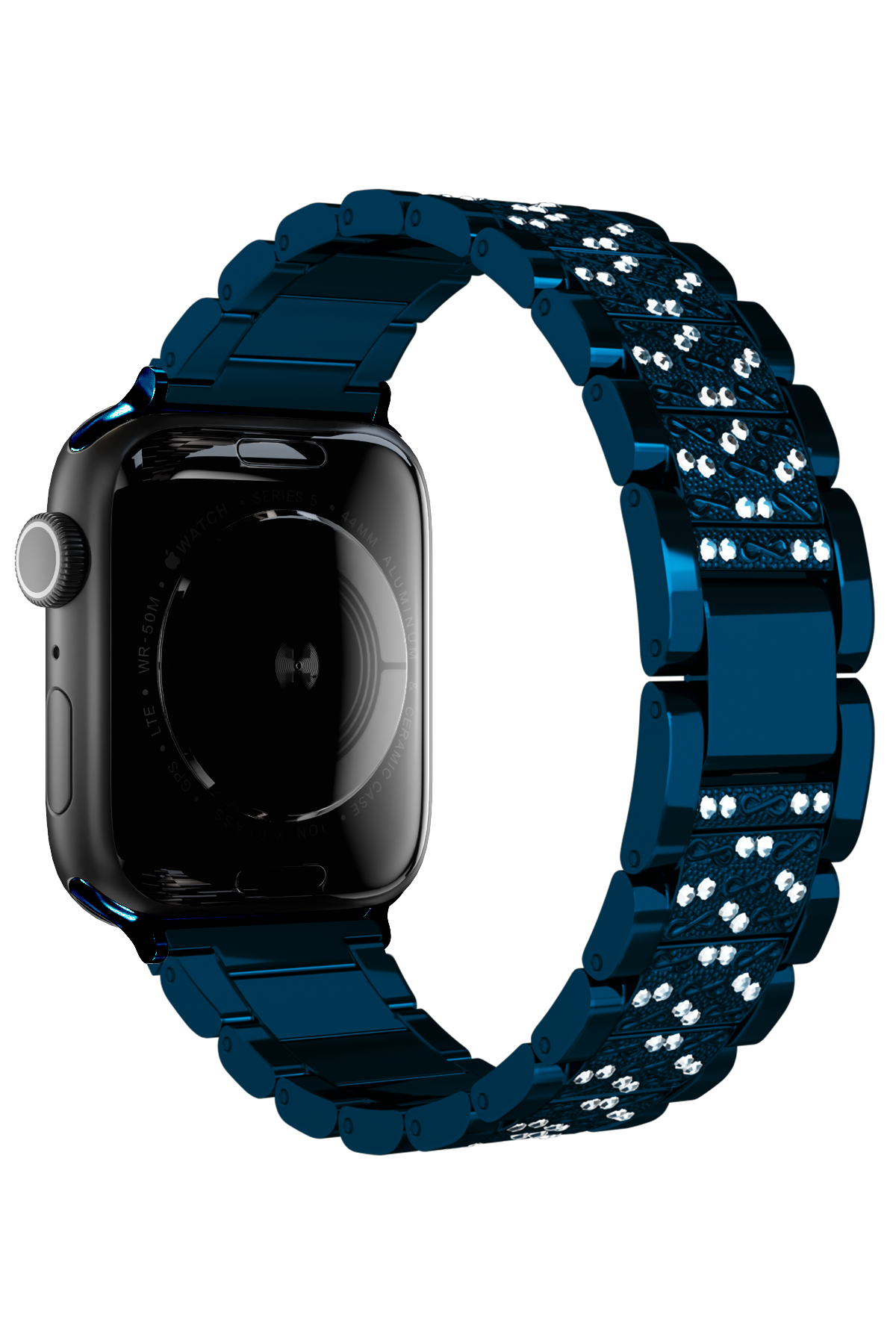 Apple Watch Uyumlu Crystal Loop Çelik Kordon Doris