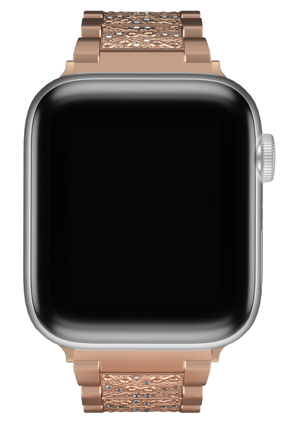 Apple Watch Uyumlu Crystal Loop Çelik Kordon Girlsnberry