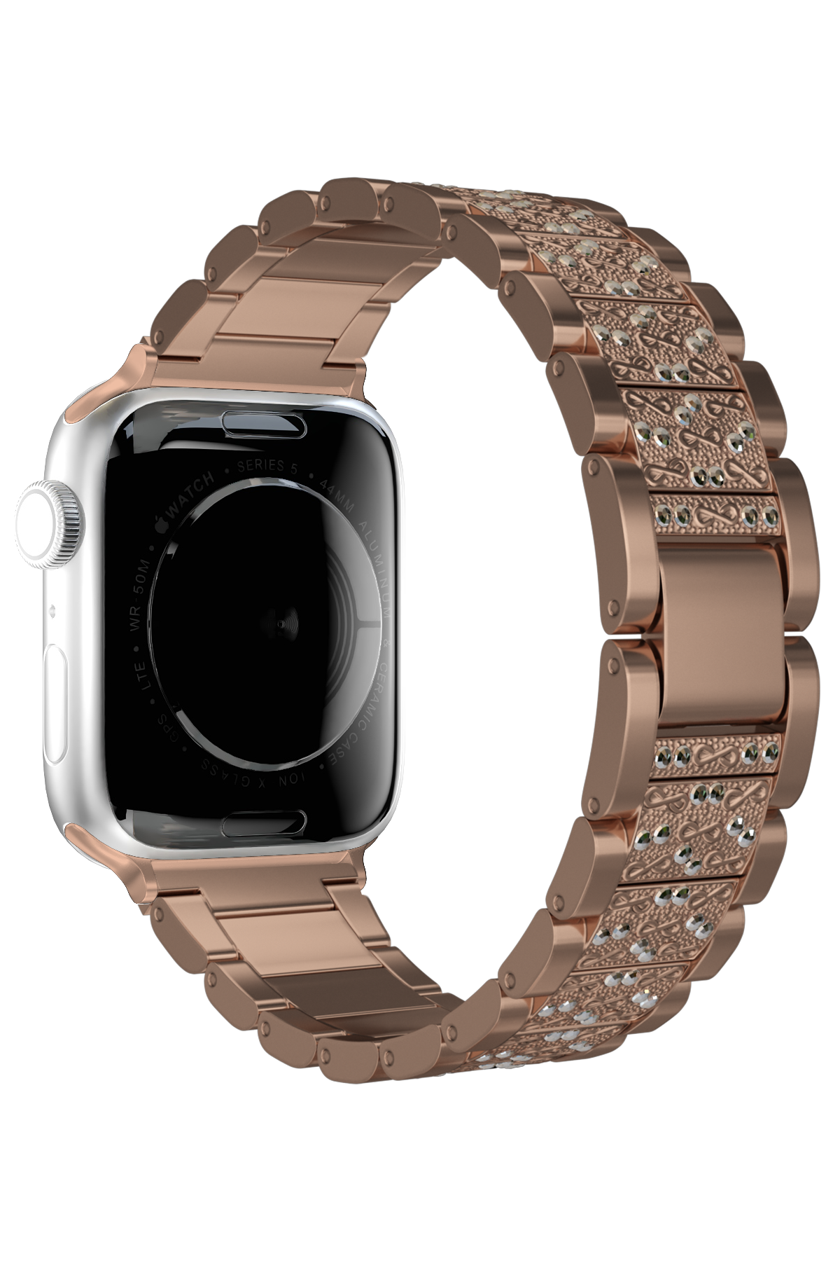 Apple Watch Uyumlu Crystal Loop Çelik Kordon Girlsnberry