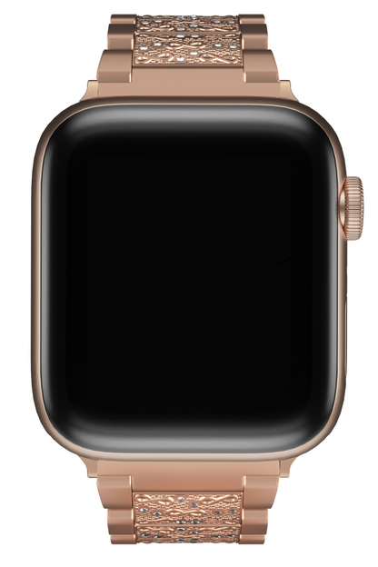 Apple Watch Uyumlu Crystal Loop Çelik Kordon Girlsnberry