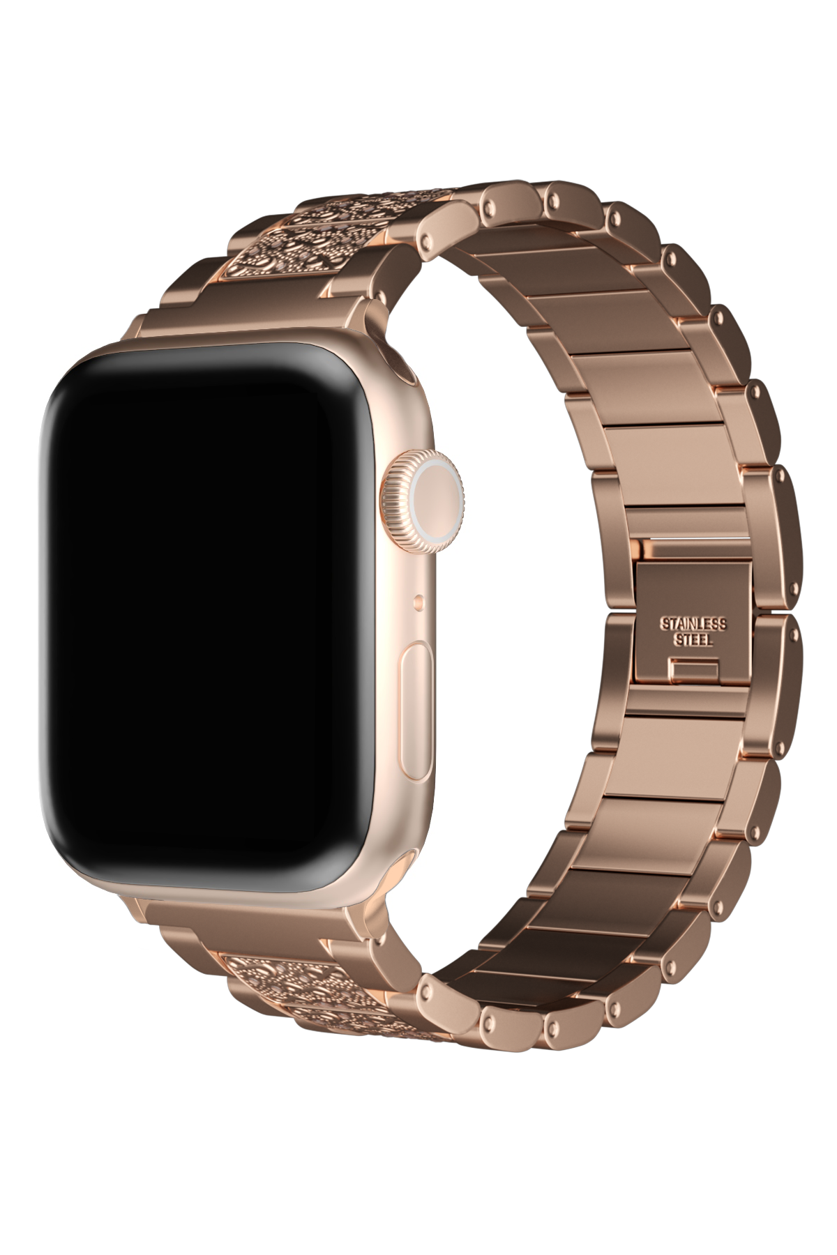 Apple Watch Uyumlu Crystal Loop Çelik Kordon Girlsnberry