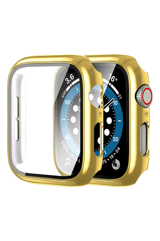 Apple Watch Uyumlu Ekran Koruyucu Gold Kasa