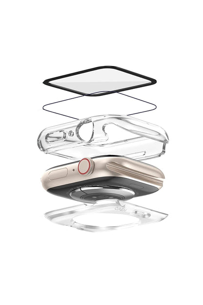 Apple Watch Uyumlu Ekran Koruyucu Kasa Suya Dayanıklı Clear