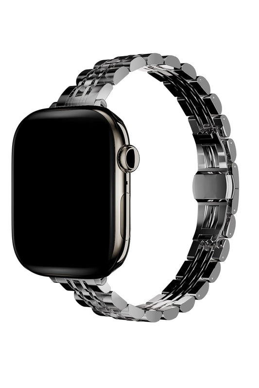 Apple Watch Uyumlu Elegance Çelik Kordon Argenta