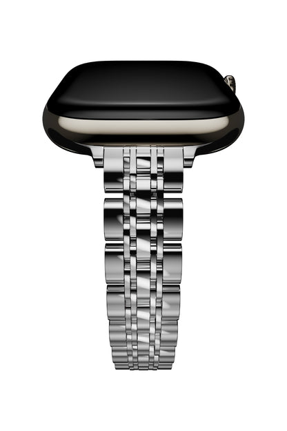 Apple Watch Uyumlu Elegance Çelik Kordon Argenta