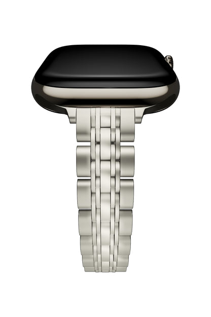 Apple Watch Uyumlu Elegance Çelik Kordon Mat Starlight
