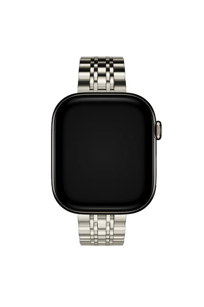 Apple Watch Uyumlu Elegance Çelik Kordon Mat Starlight