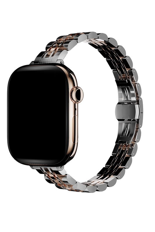 Apple Watch Uyumlu Elegance Çelik Kordon Noctura