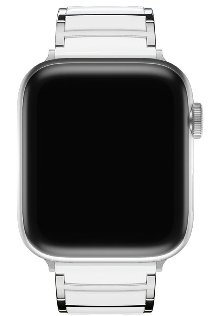 Apple Watch Uyumlu Çelik Seramik Luna Loop Kordon Havlit