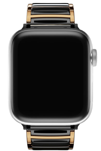 Apple Watch Uyumlu Çelik Seramik Luna Loop Kordon Kuvars