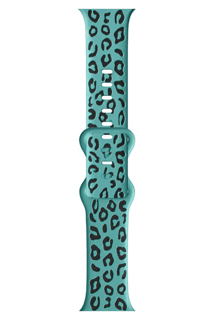 Apple Watch Uyumlu Leoline Silikon Spor Kordon Aqua Night