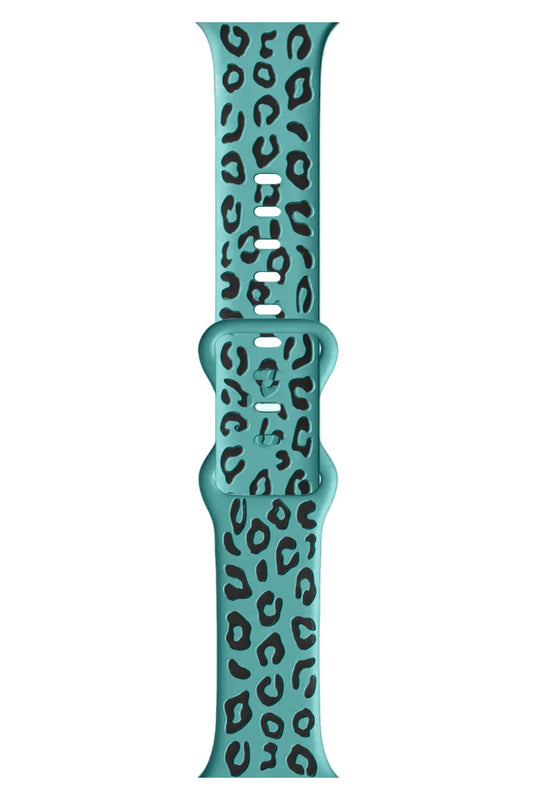 Apple Watch Uyumlu Leoline Silikon Spor Kordon Aqua Night