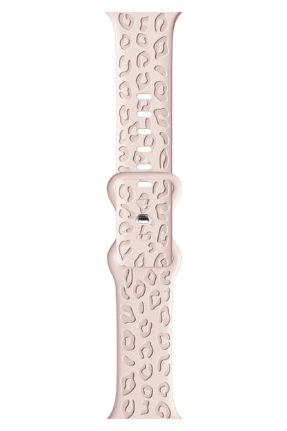 Apple Watch Uyumlu Leoline Silikon Spor Kordon Roselle