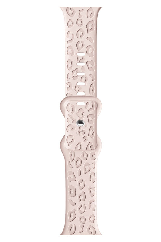 Apple Watch Uyumlu Leoline Silikon Spor Kordon Roselle