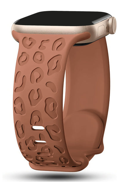 Apple Watch Uyumlu Leoline Silikon Spor Kordon Terracotta Glow