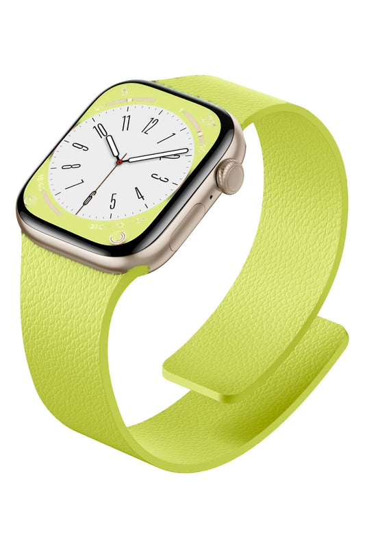 Apple Watch Uyumlu MagFlex Manyetik Silikon Kordon Limeburst