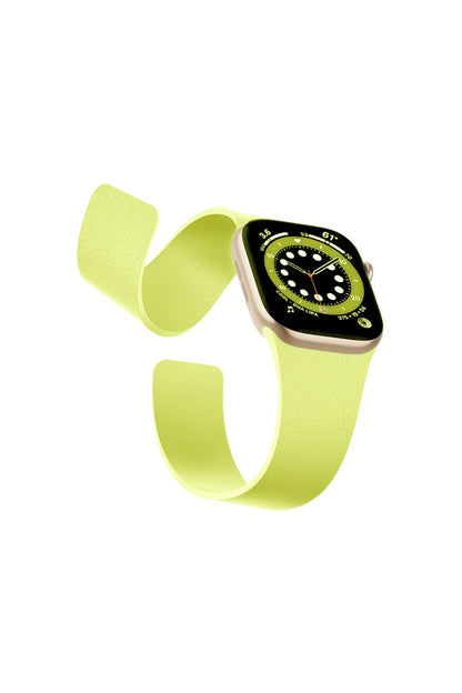 Apple Watch Uyumlu MagFlex Manyetik Silikon Kordon Limeburst