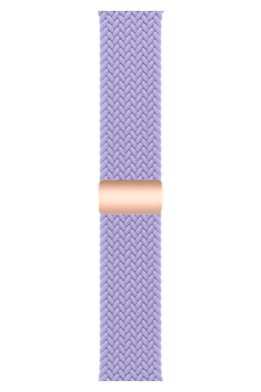 Apple Watch Uyumlu Manyetik Tokalı Örgü Loop Kordon Misty Lavender