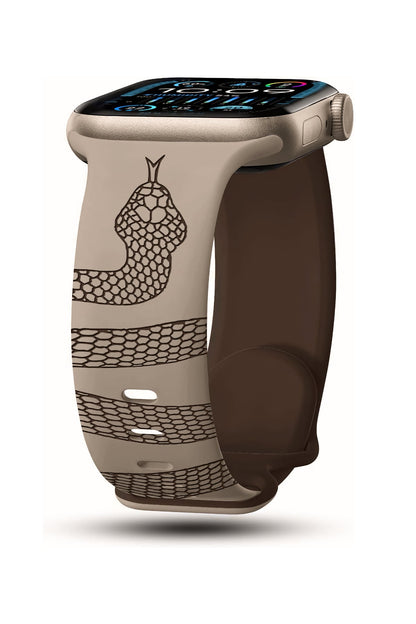 Apple Watch Uyumlu Ophion Silikon Spor Kordon Onyxium