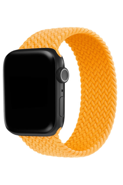 Apple Watch Uyumlu Örgü Loop Kordon Curry