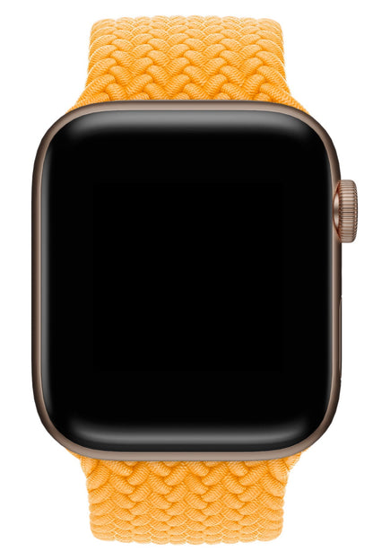 Apple Watch Uyumlu Örgü Loop Kordon Curry