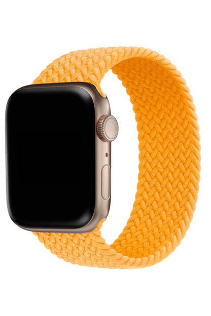 Apple Watch Uyumlu Örgü Loop Kordon Curry