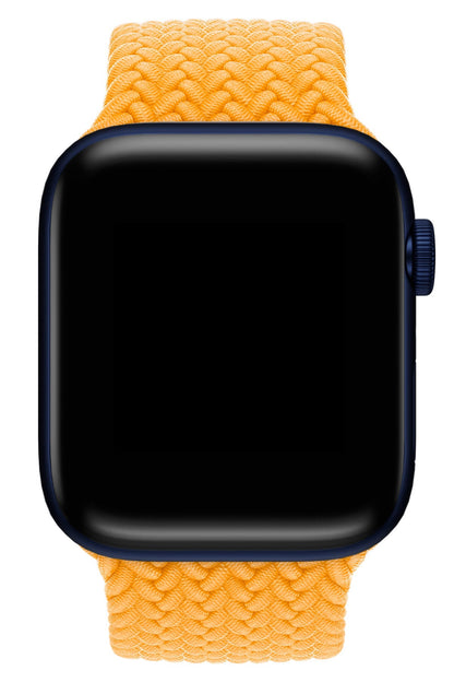 Apple Watch Uyumlu Örgü Loop Kordon Curry