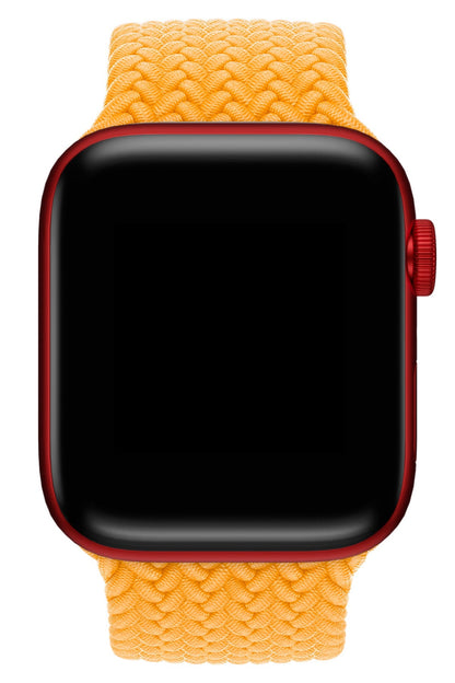 Apple Watch Uyumlu Örgü Loop Kordon Curry
