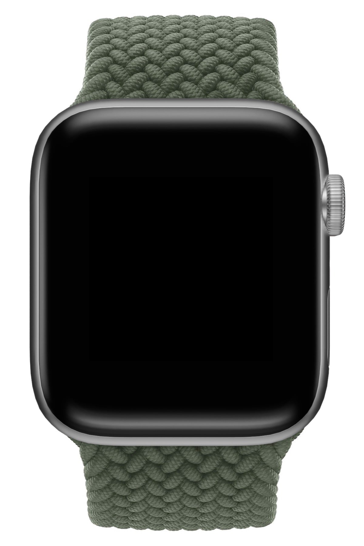 Apple Watch Uyumlu Örgü Loop Kordon Kamuflaj Yeşil