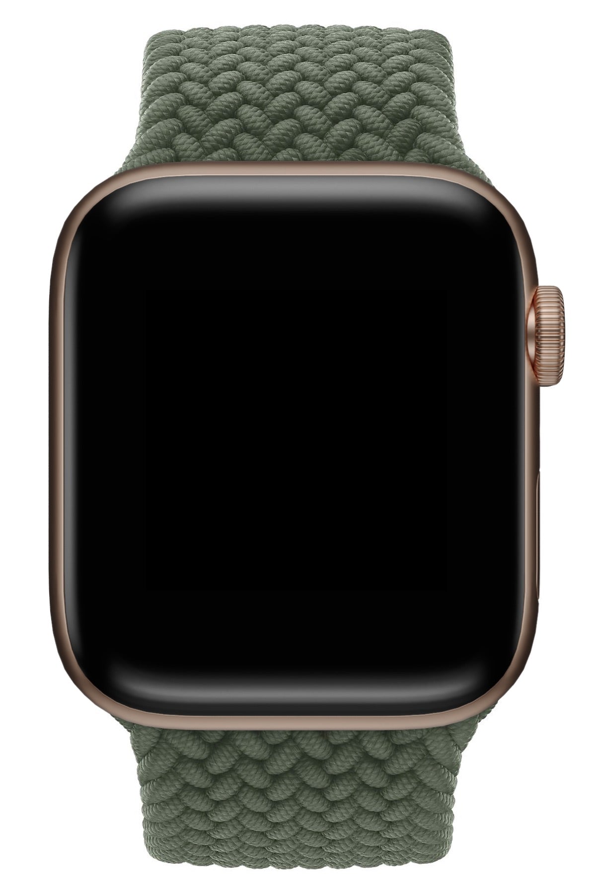 Apple Watch Uyumlu Örgü Loop Kordon Kamuflaj Yeşil