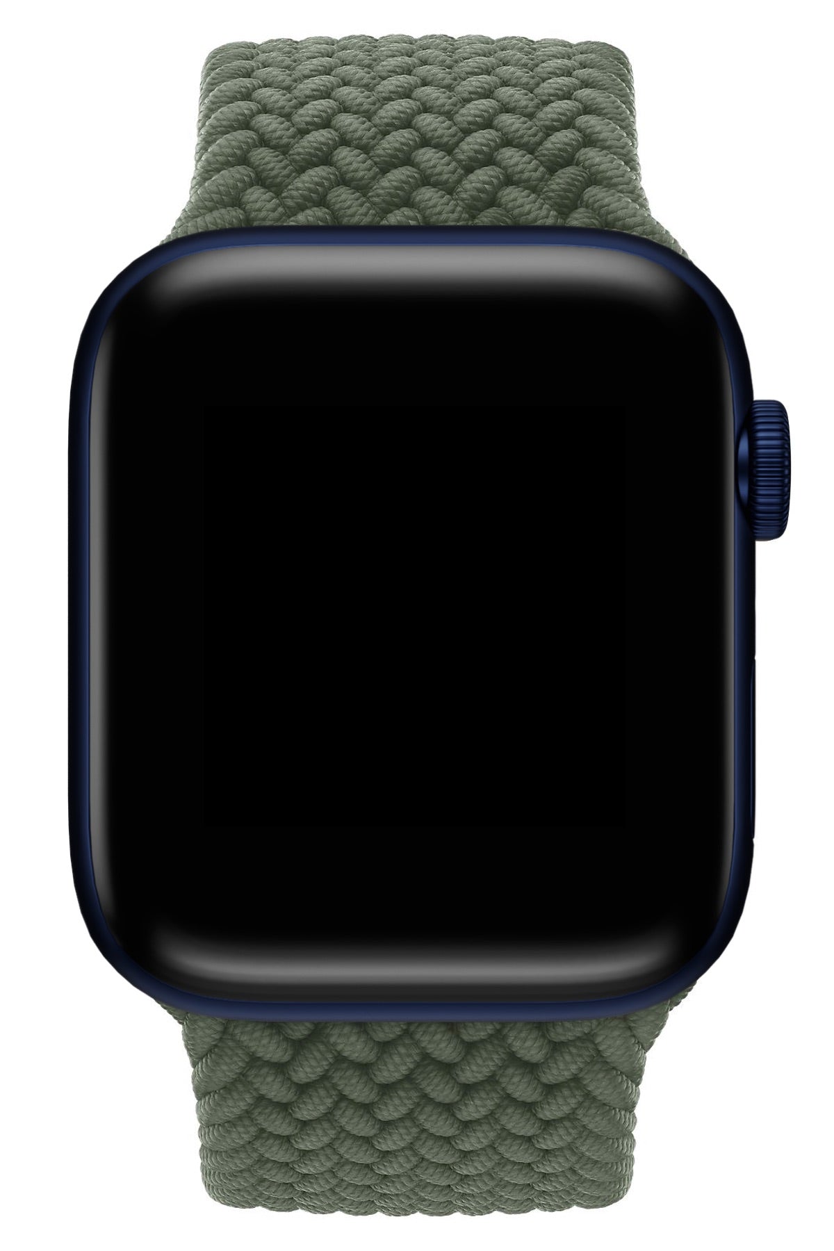 Apple Watch Uyumlu Örgü Loop Kordon Kamuflaj Yeşil