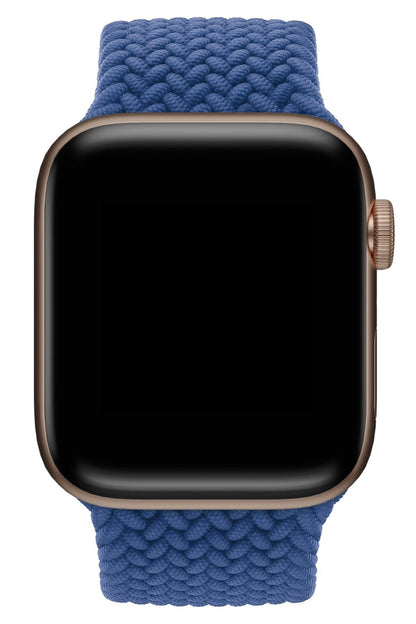 Apple Watch Uyumlu Örgü Loop Kordon Kobalt Mavi