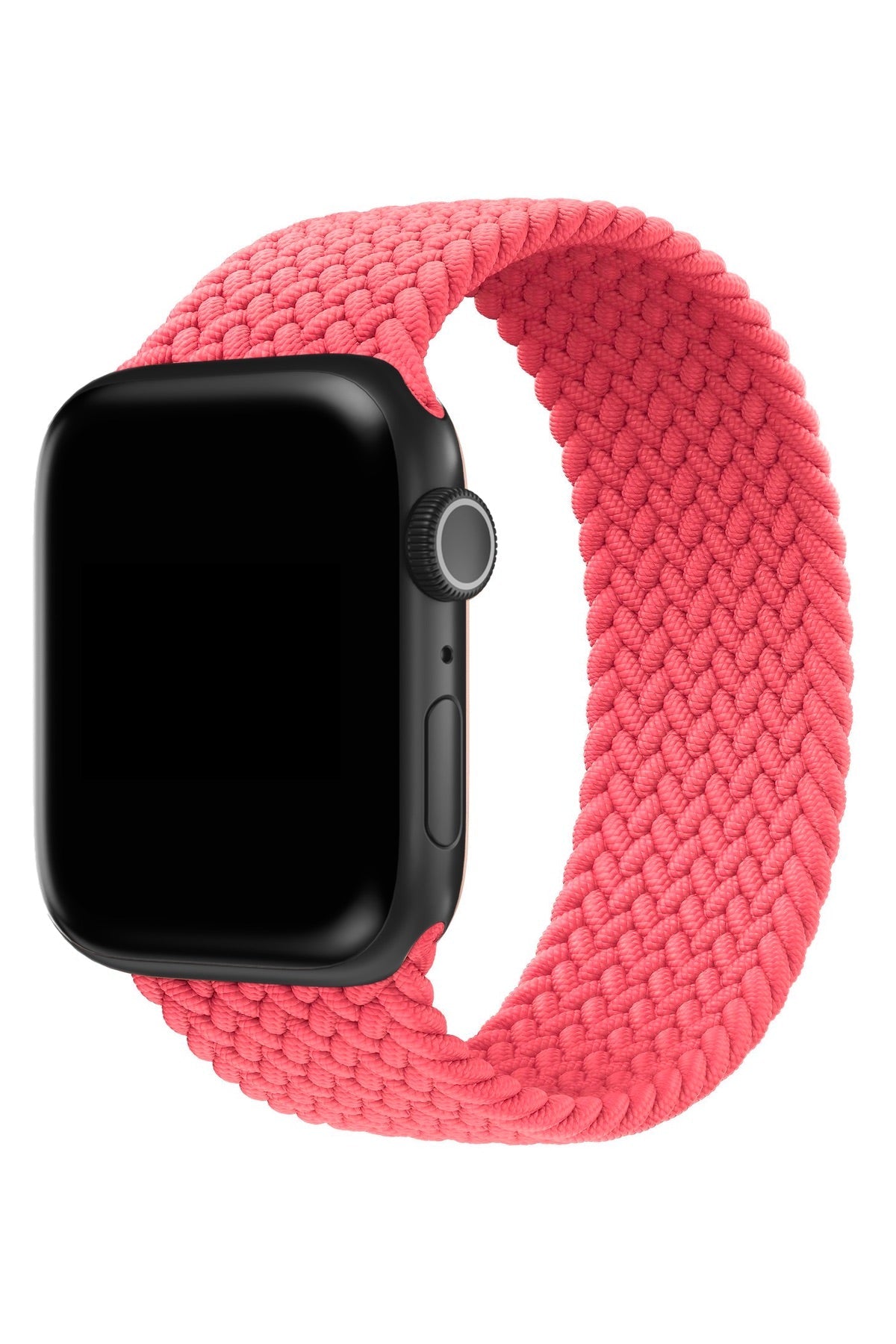 Apple Watch Uyumlu Örgü Loop Kordon Mercan Pembe