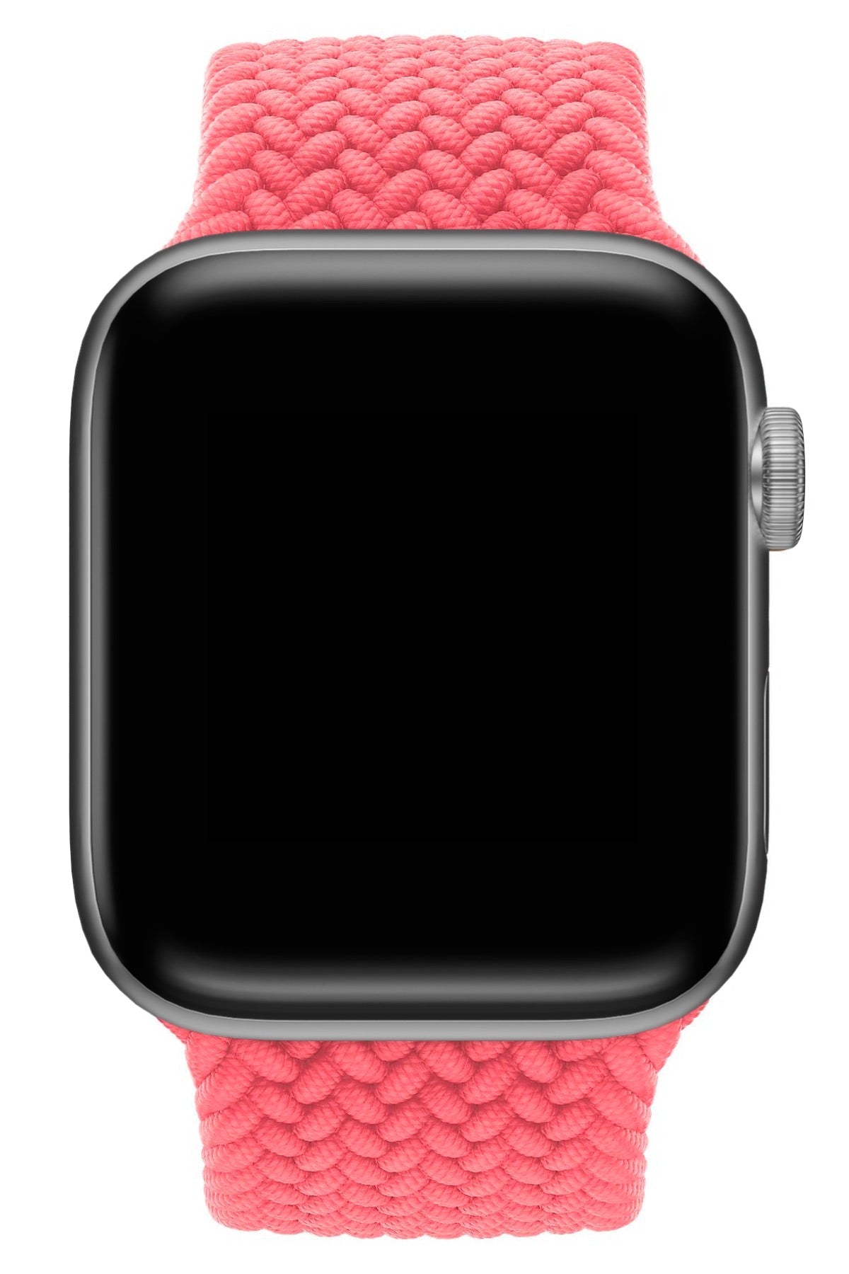 Apple Watch Uyumlu Örgü Loop Kordon Mercan Pembe