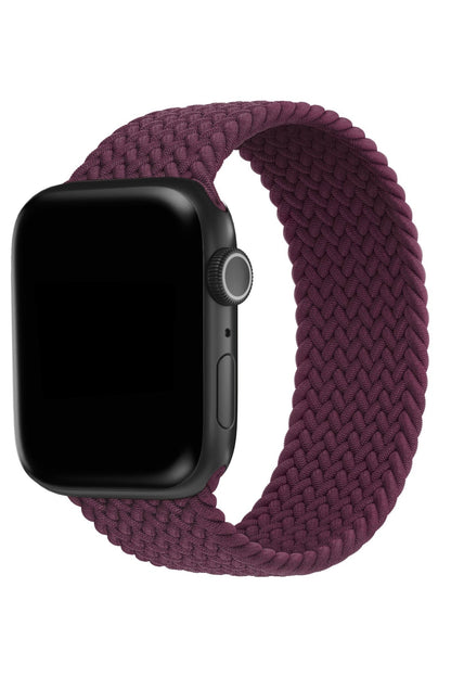 Apple Watch Uyumlu Örgü Loop Kordon Rosewood
