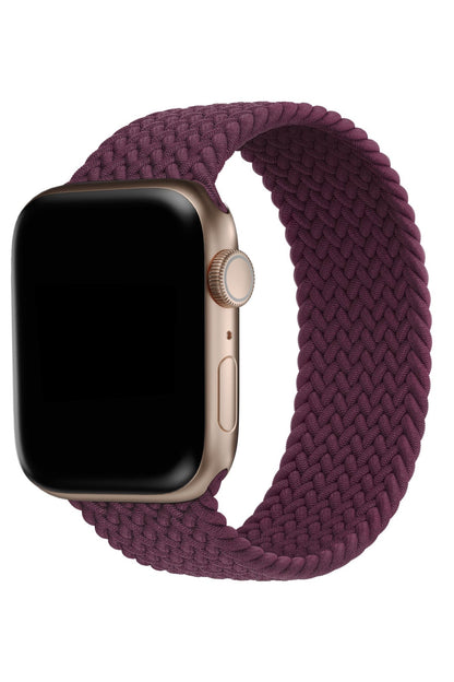 Apple Watch Uyumlu Örgü Loop Kordon Rosewood