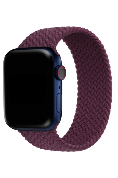 Apple Watch Uyumlu Örgü Loop Kordon Rosewood