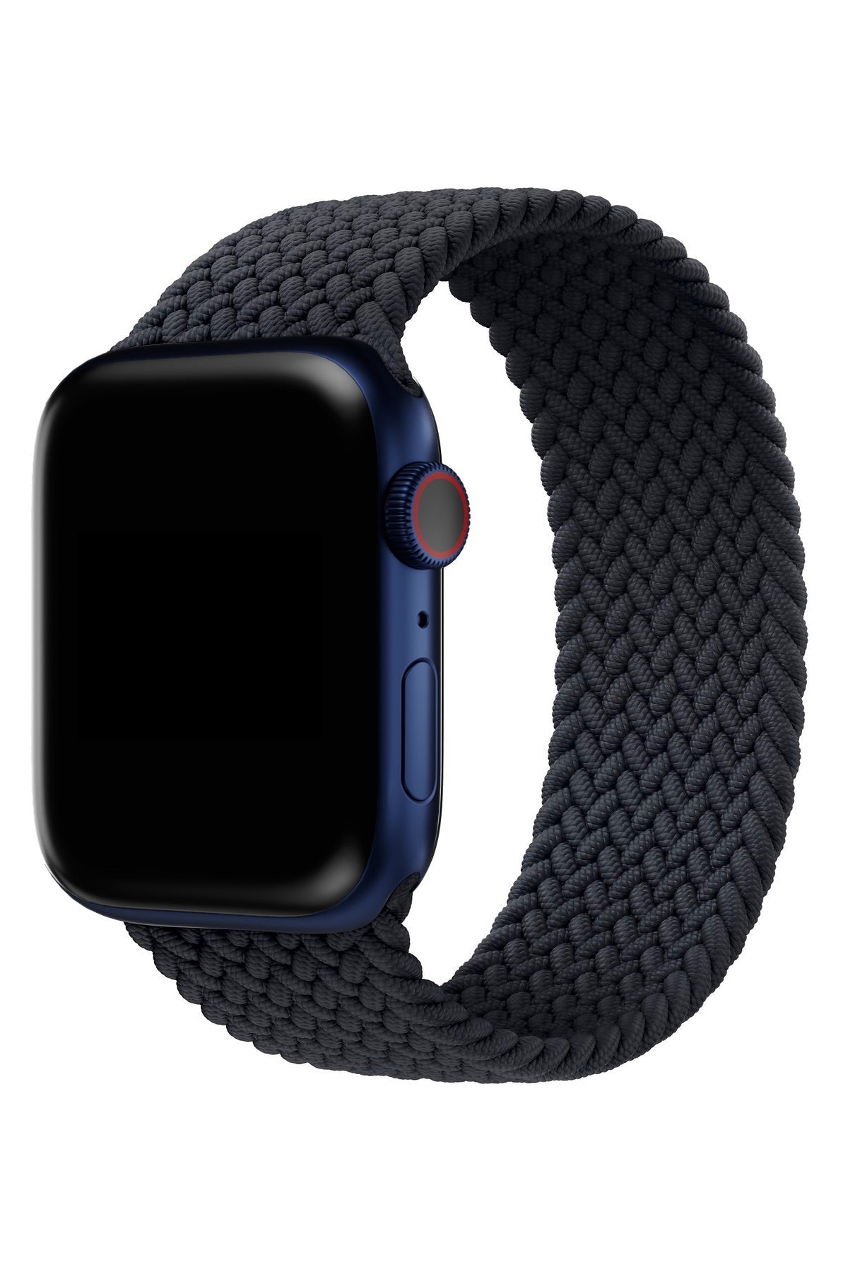 Apple Watch Uyumlu Örgü Loop Kordon Siyah