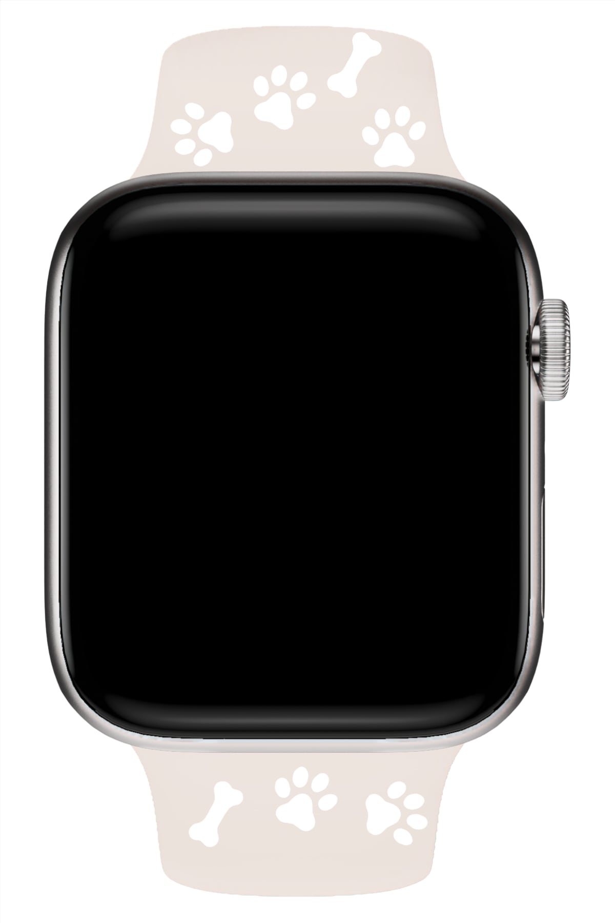 Apple Watch Uyumlu PatiMood Silikon Kordon Creamtail