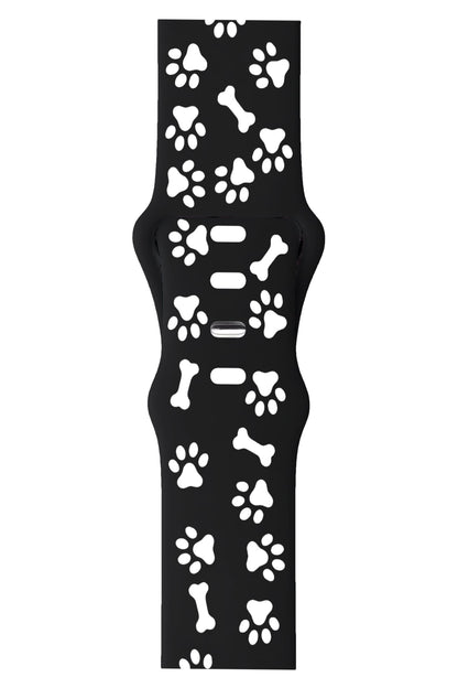Apple Watch Uyumlu PatiMood Silikon Kordon Darkhound