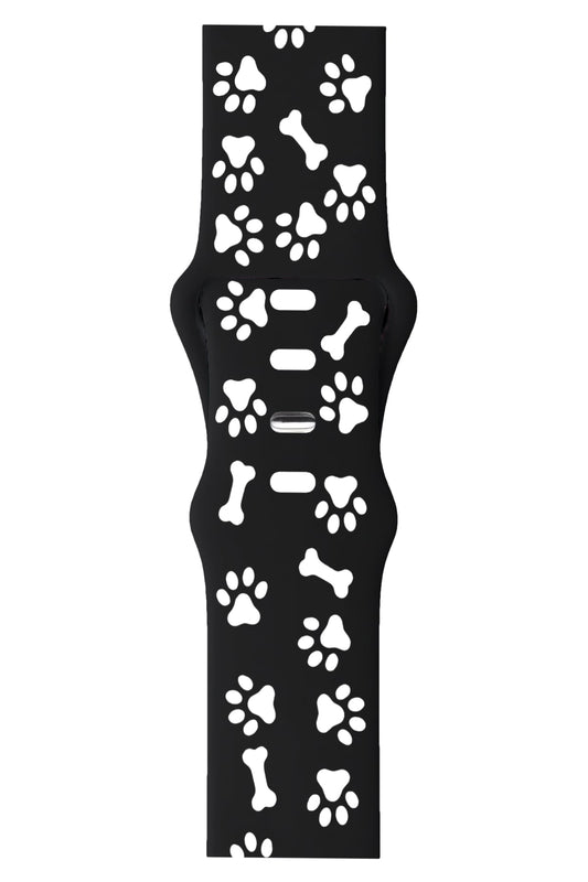 Apple Watch Uyumlu PatiMood Silikon Kordon Darkhound