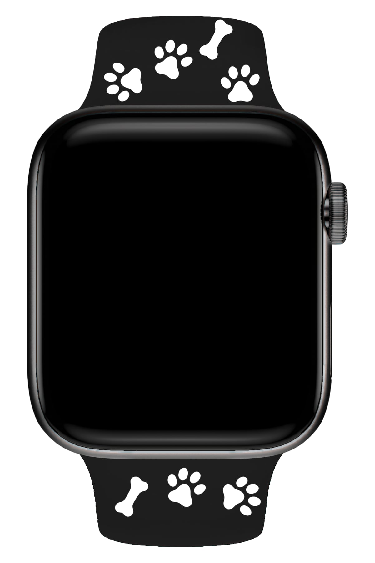 Apple Watch Uyumlu PatiMood Silikon Kordon Darkhound