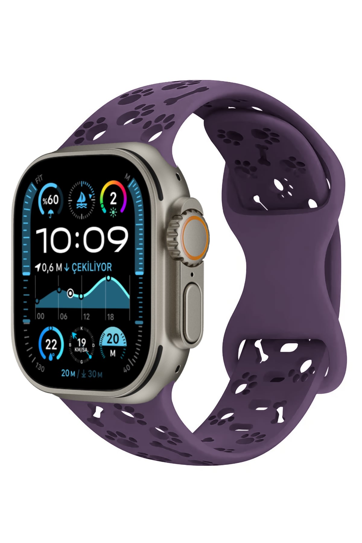 Apple Watch Uyumlu PatiMood Silikon Kordon Mystibone