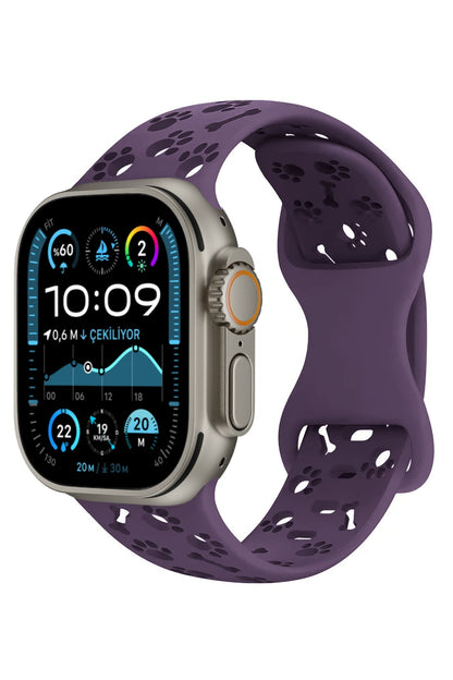 Apple Watch Uyumlu PatiMood Silikon Kordon Mystibone